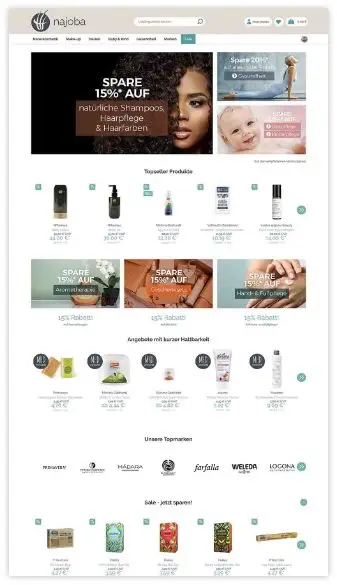 Ecommerce design for Beauty & Cosmetics Website