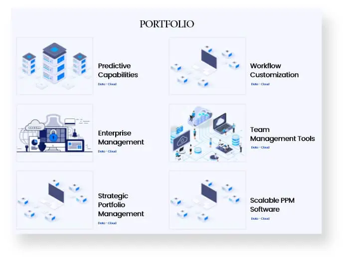 Intriguing Portfolio Layout CCC