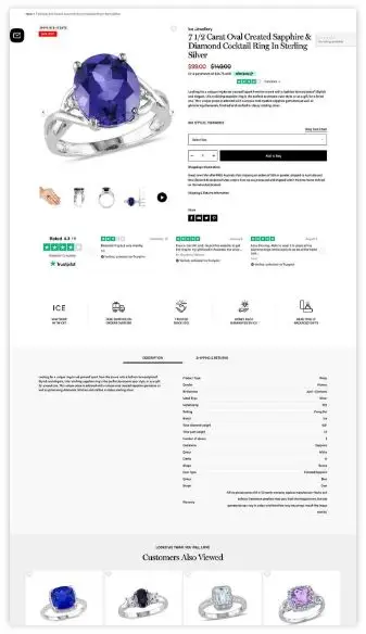E-Commerce prodcut list page