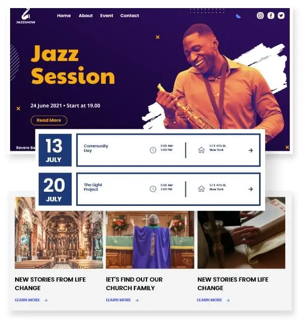 Latest News, Events & Information
About Church