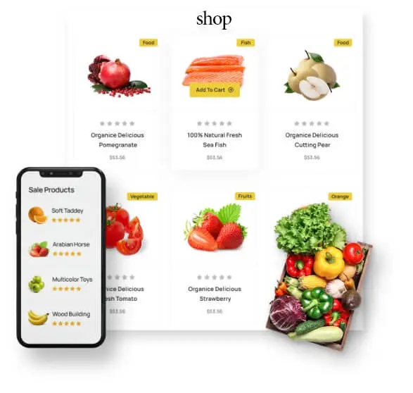 Latest Online Shop Farm for farms website design