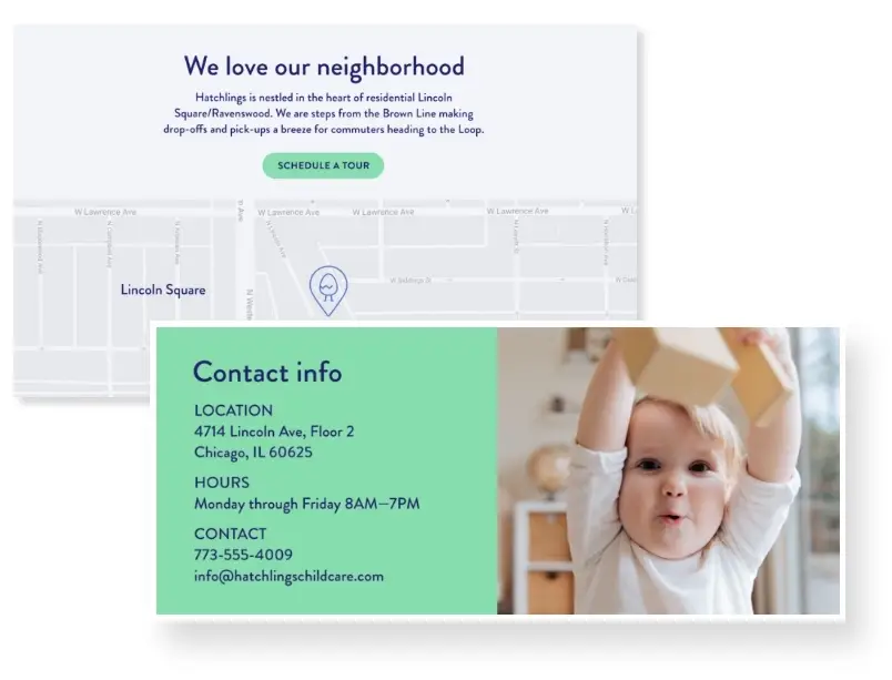 Locations & Contacts Child Care