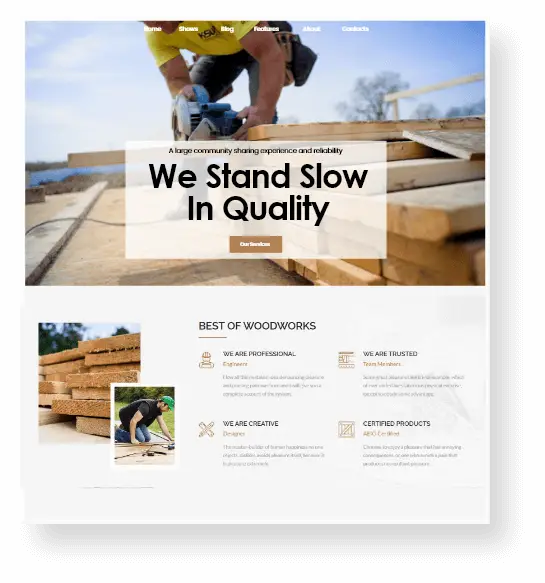 Lumber Companies Website Development