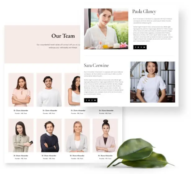 Meet The Team Page Spas