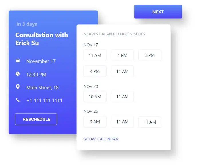 Mobile Responsive Appointment Bookings Cardiology