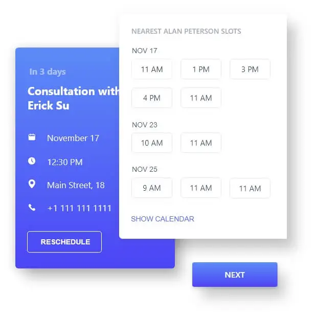 Mobile Responsive Appointment Bookings