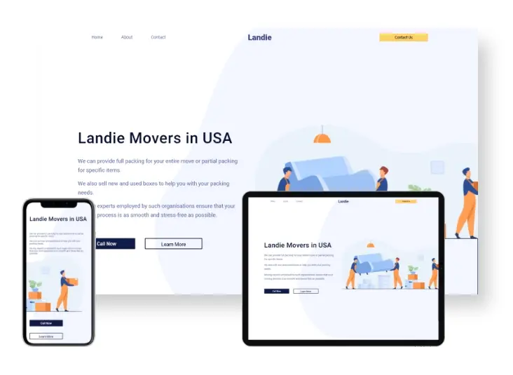 Develop Moving Companies Websites Design