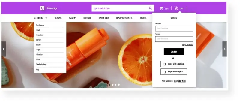 Frictionless Ecommerce Site Navigation