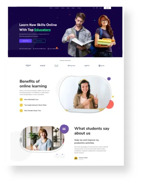 Online Education Web Design & Development Agency