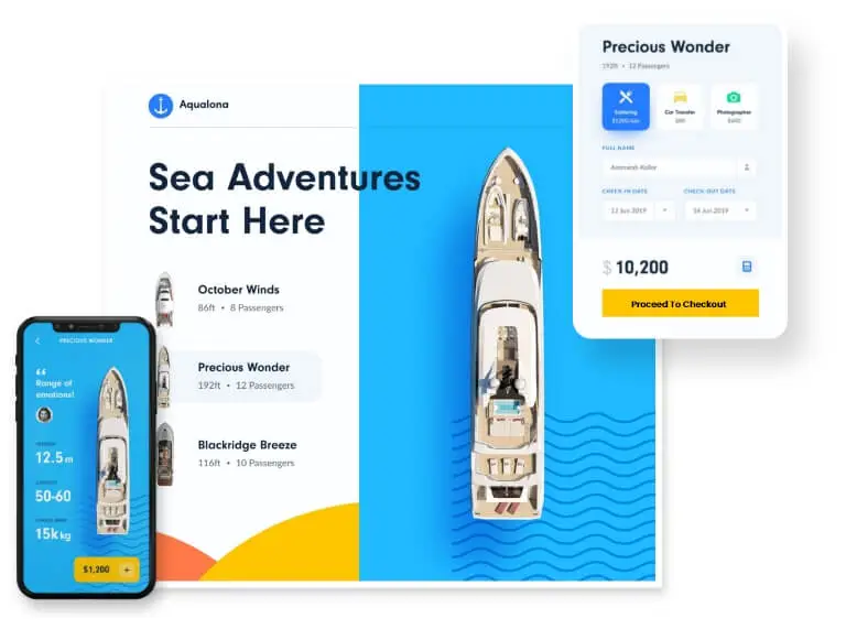 Optimized Online Booking Boat