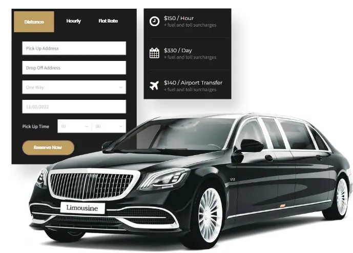 Optimized Online Booking Limo Company