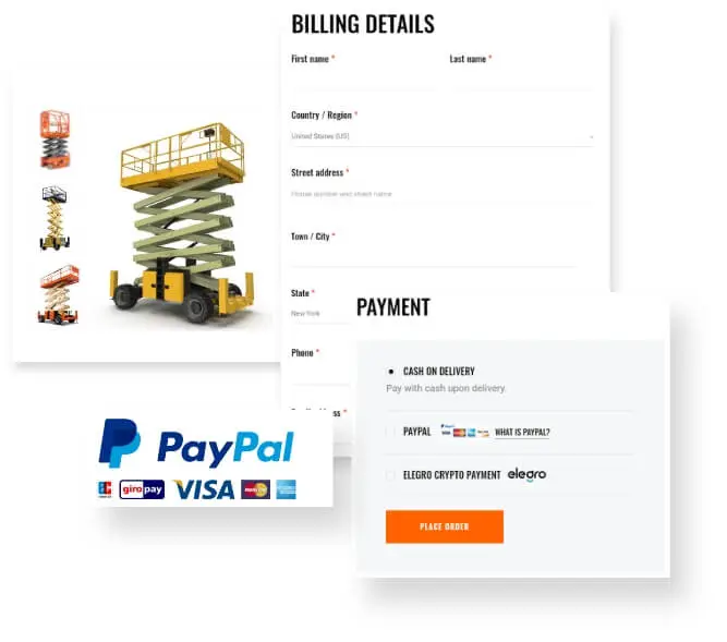 Optimized Online Payment Forklift Dealers