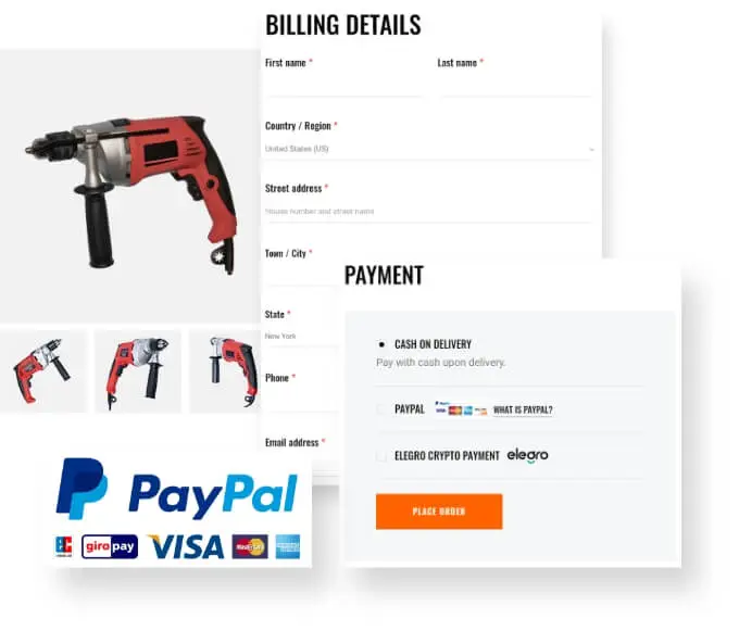 Optimized Online Payment Industrial design