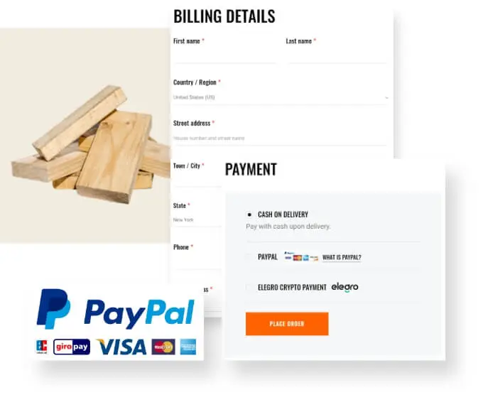 Optimized Online Payment Lumber Companies