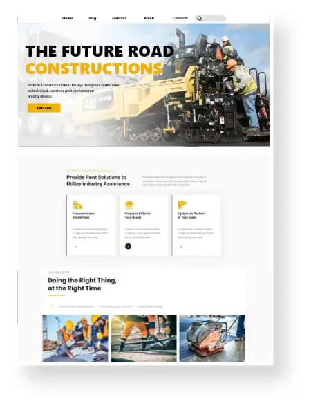 Paving Companies Website Design