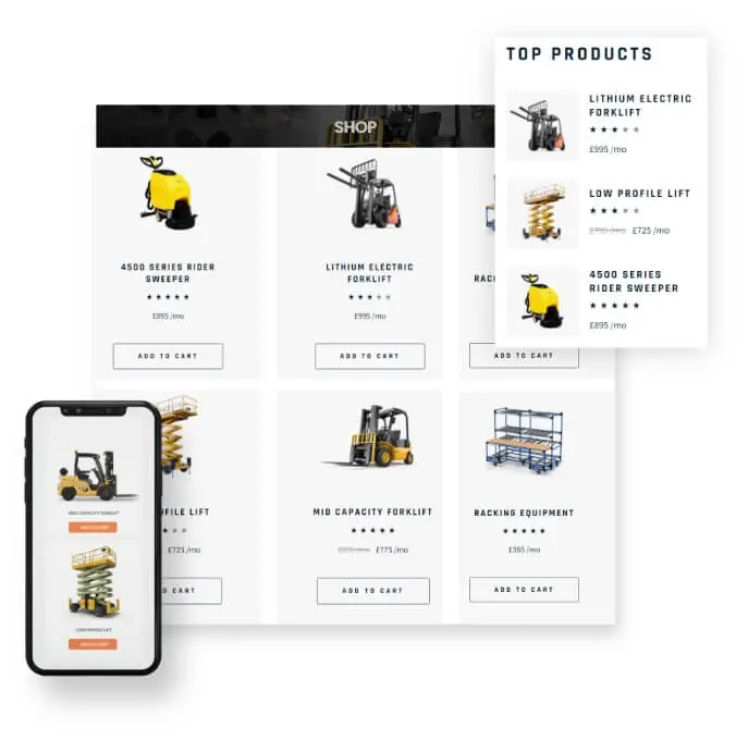 Powerful Online Shop Forklift Dealers