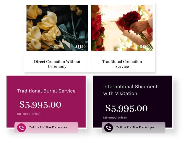 Pricing & Packages Funeral