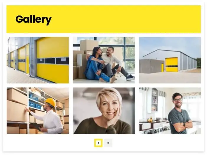 Compelling Imagery Gives A Clear View Of
Services & Products Storage Facilities