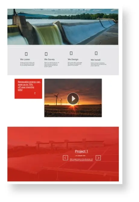 Renewable Energy Web Design