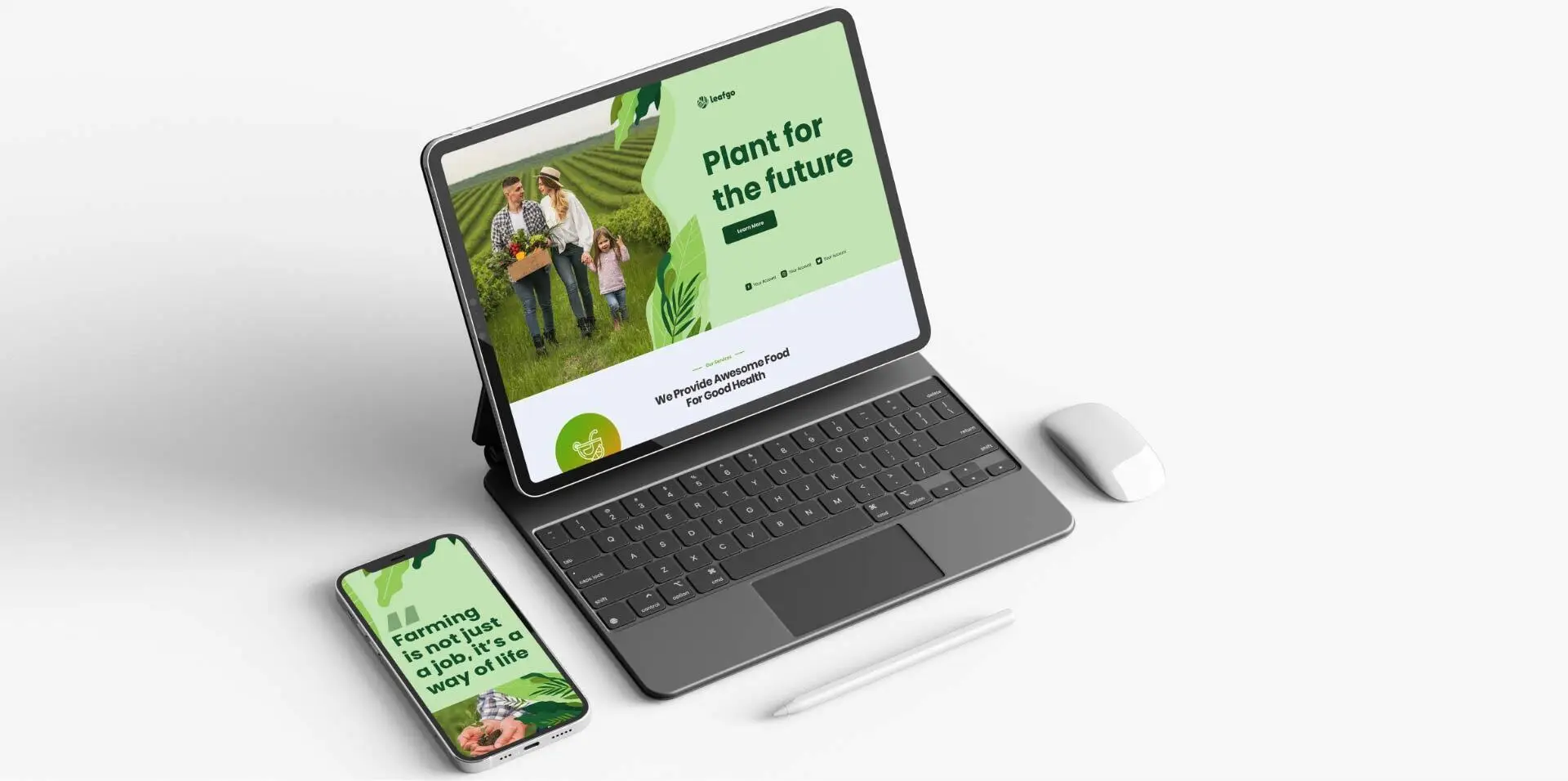 Responsive Agricultural website