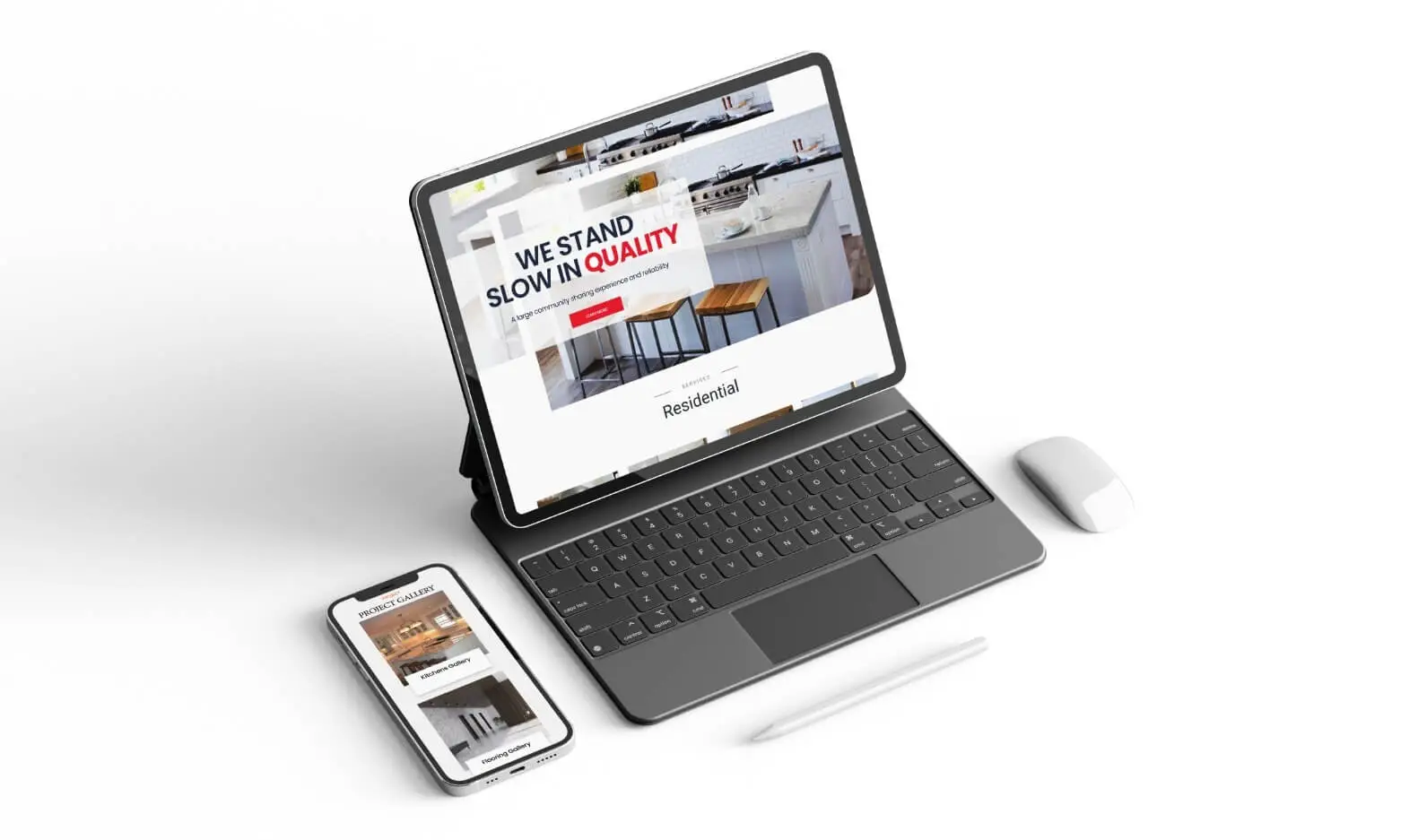 Responsive Counter top Manufacturer web design