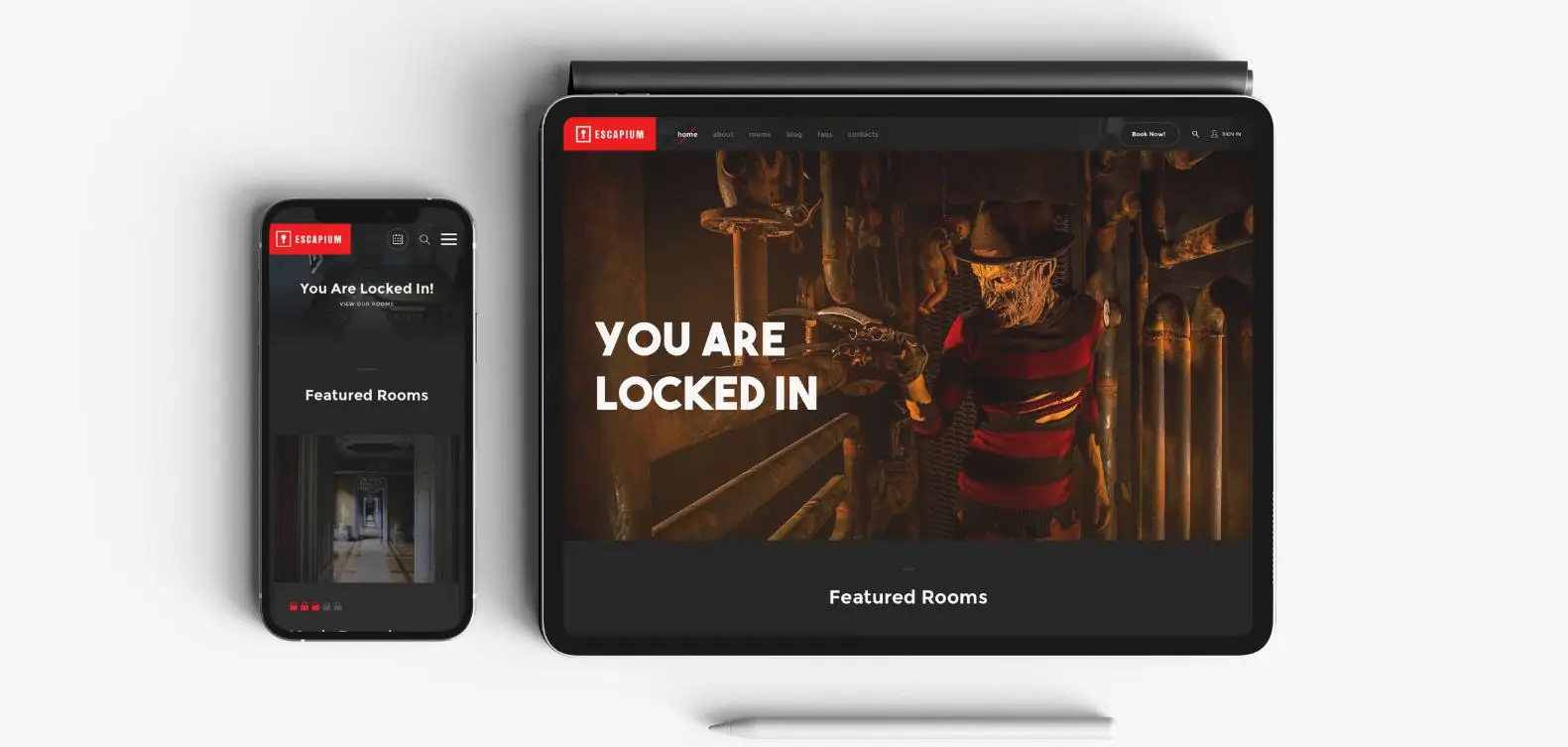 Escape Room Website Development