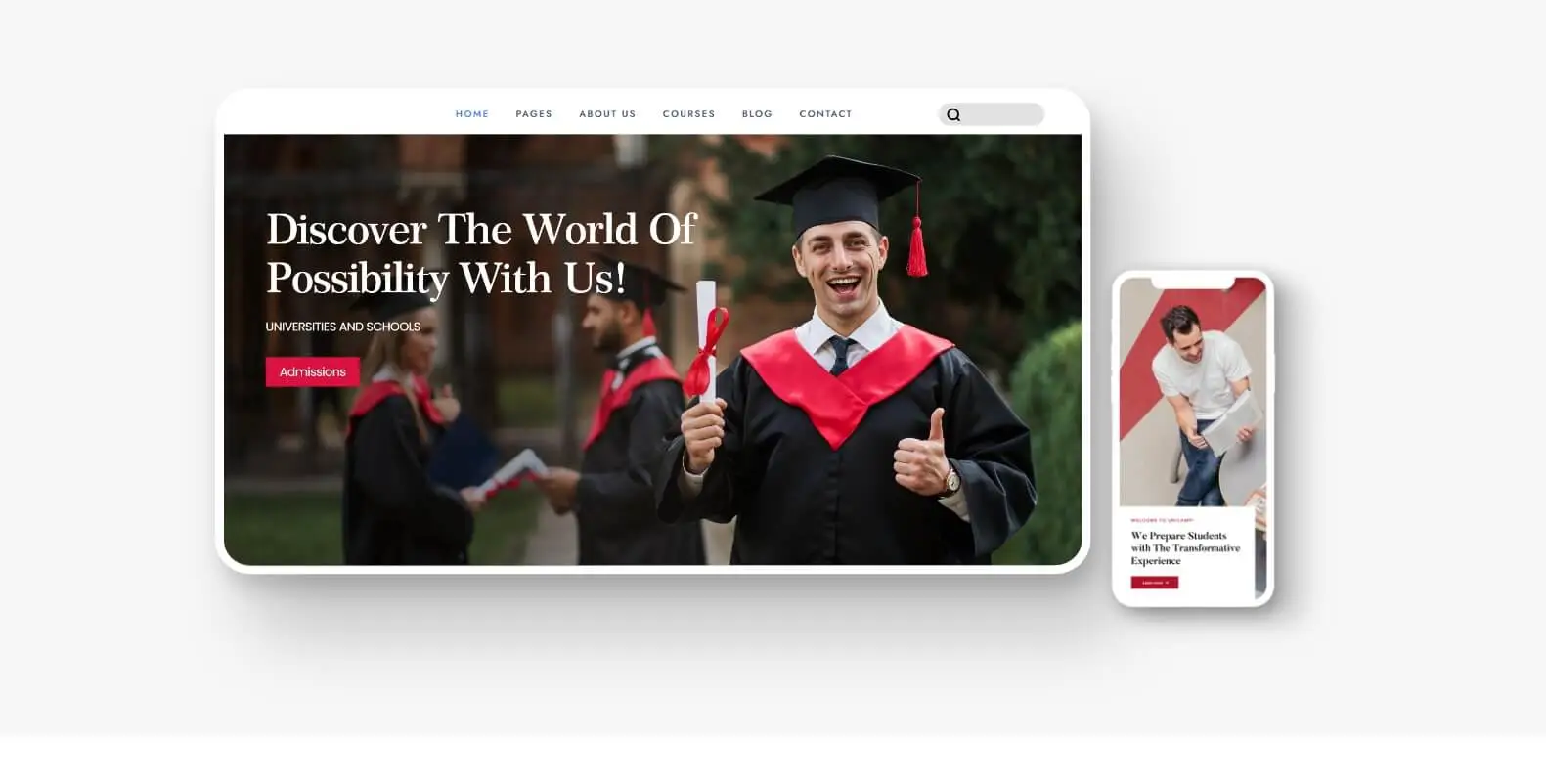 Responsive Technical Schools Website