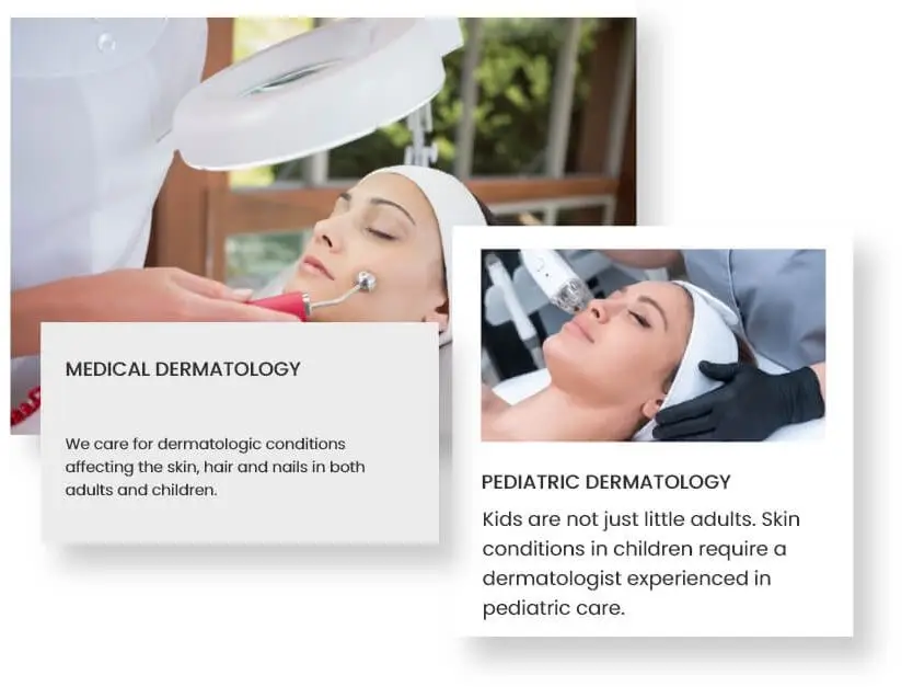 web design for skin doctors