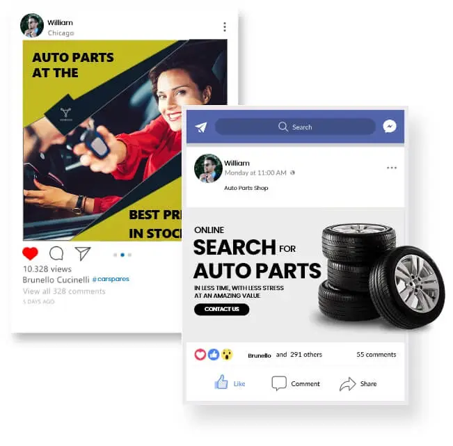 digital Marketing for Auto Parts Website Design