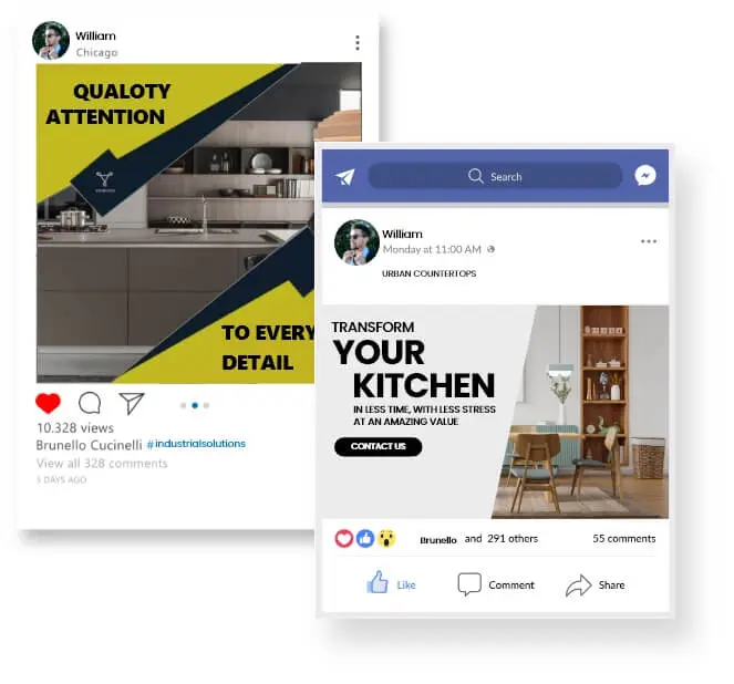 Social Media Marketing Cabinet Manufacturers