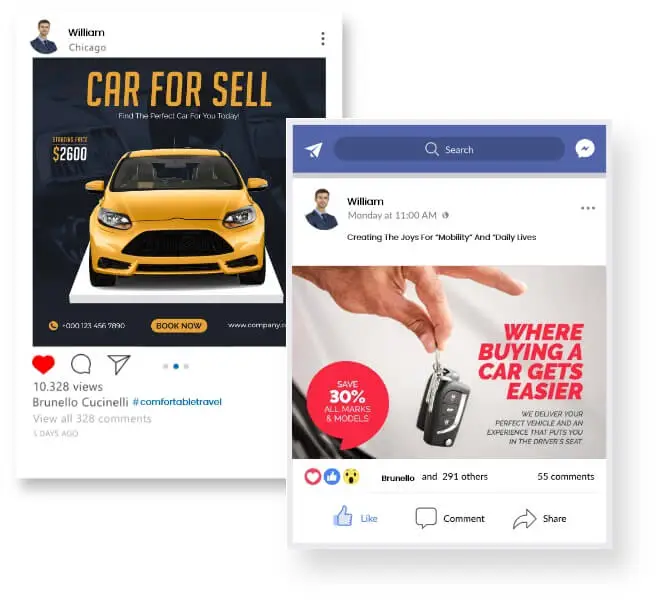 digital Marketing for auto service website design