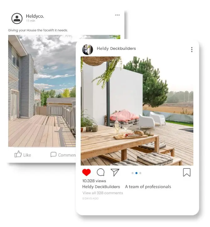 Social Media Marketing Deck Builders