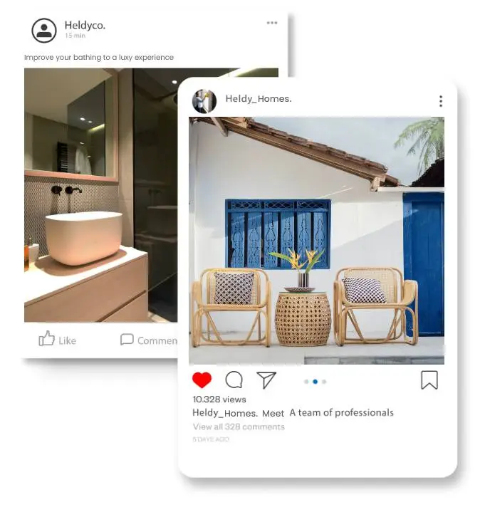 Social Media Marketing Home Improvements