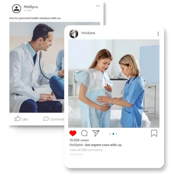 Social Media Marketing for OB-GYN website