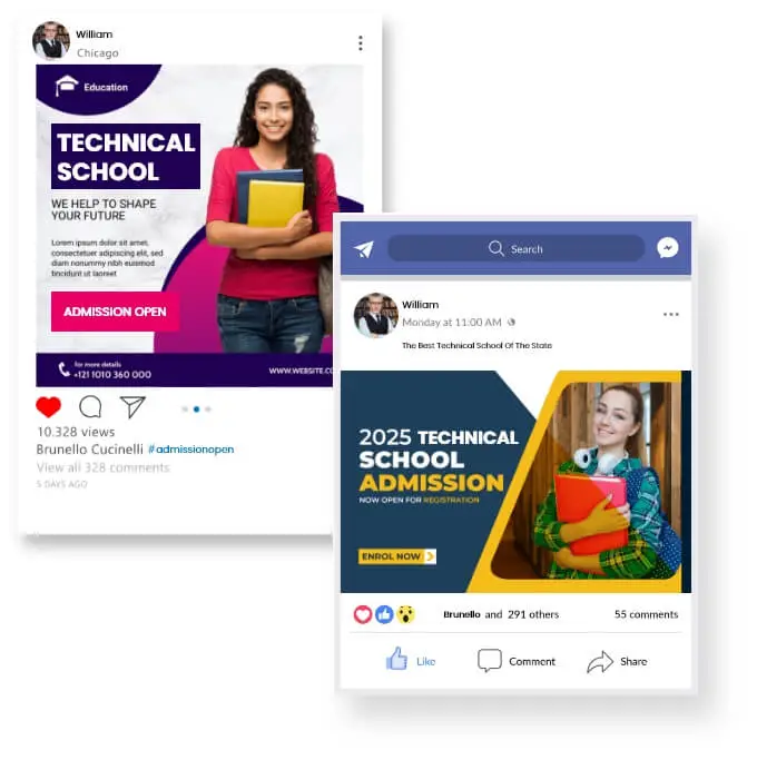 Social Media Marketing Technical Schools