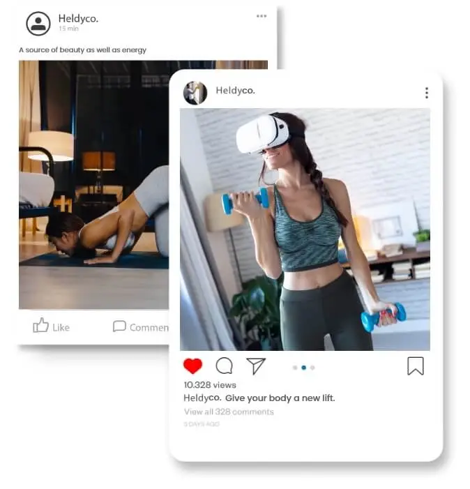 Social Media Marketing Virtual Fitness