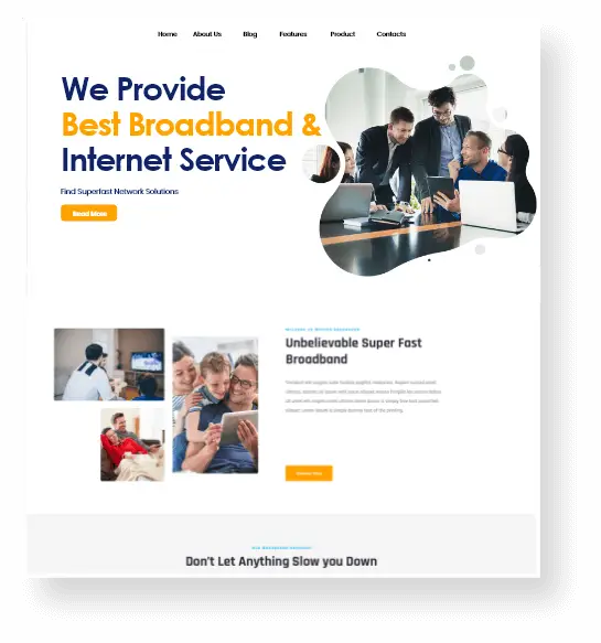 Telecommunications Companies Web Design