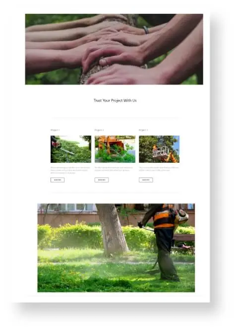 website design for tree service companies