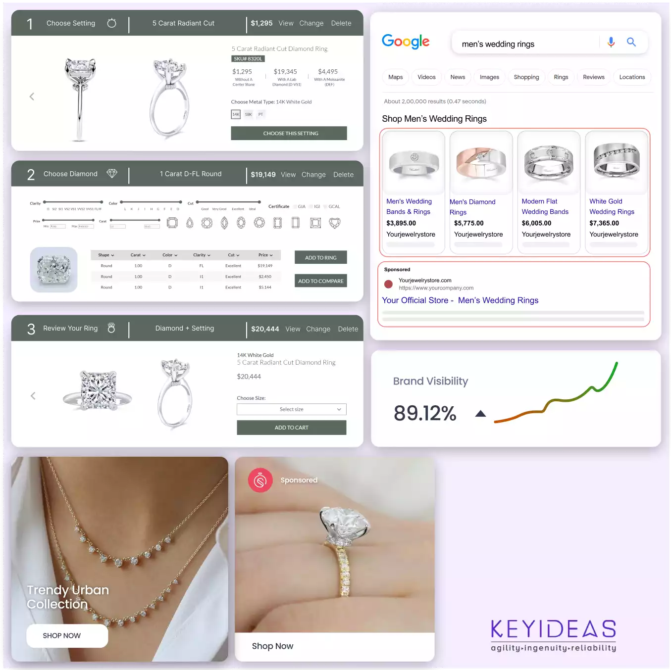 jewellery web design