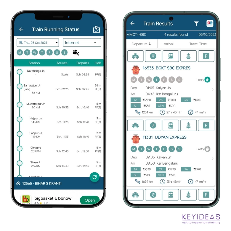 best IRCTC train app application supports