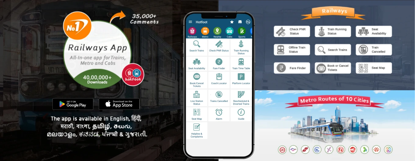 Hotfoot Railway App