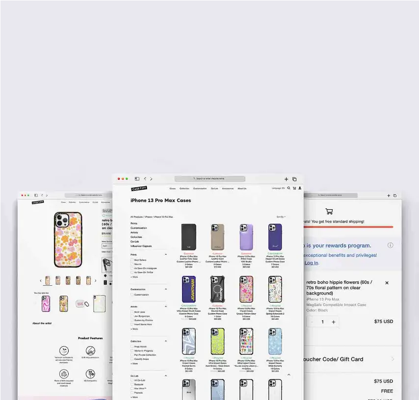 Mobile back cover web designs