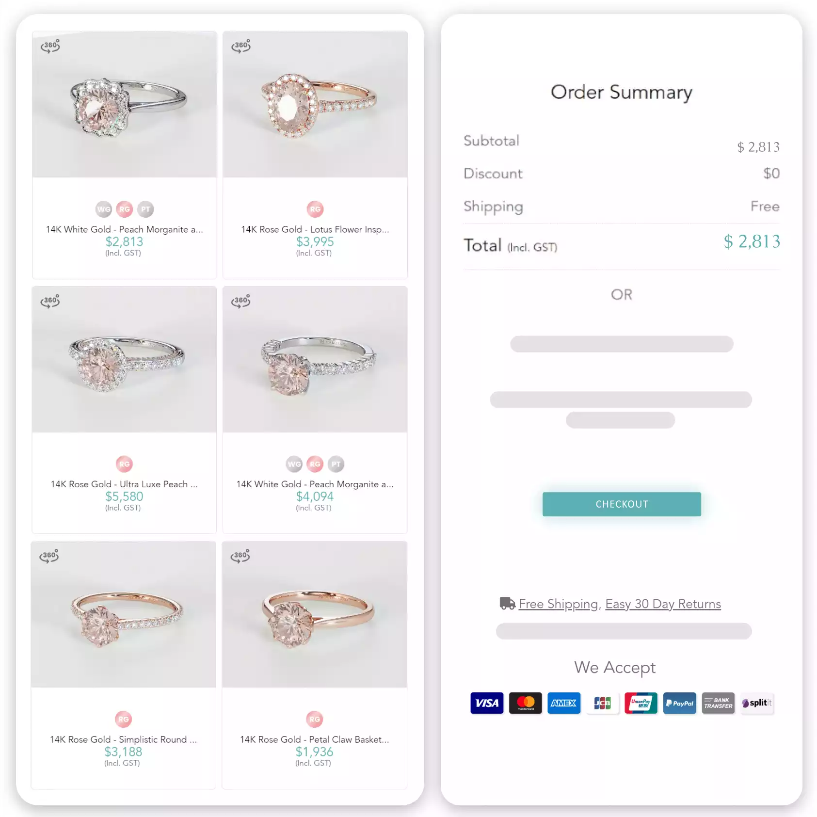 Design Development Strategy Marketing in Jewelry Store Website for New York