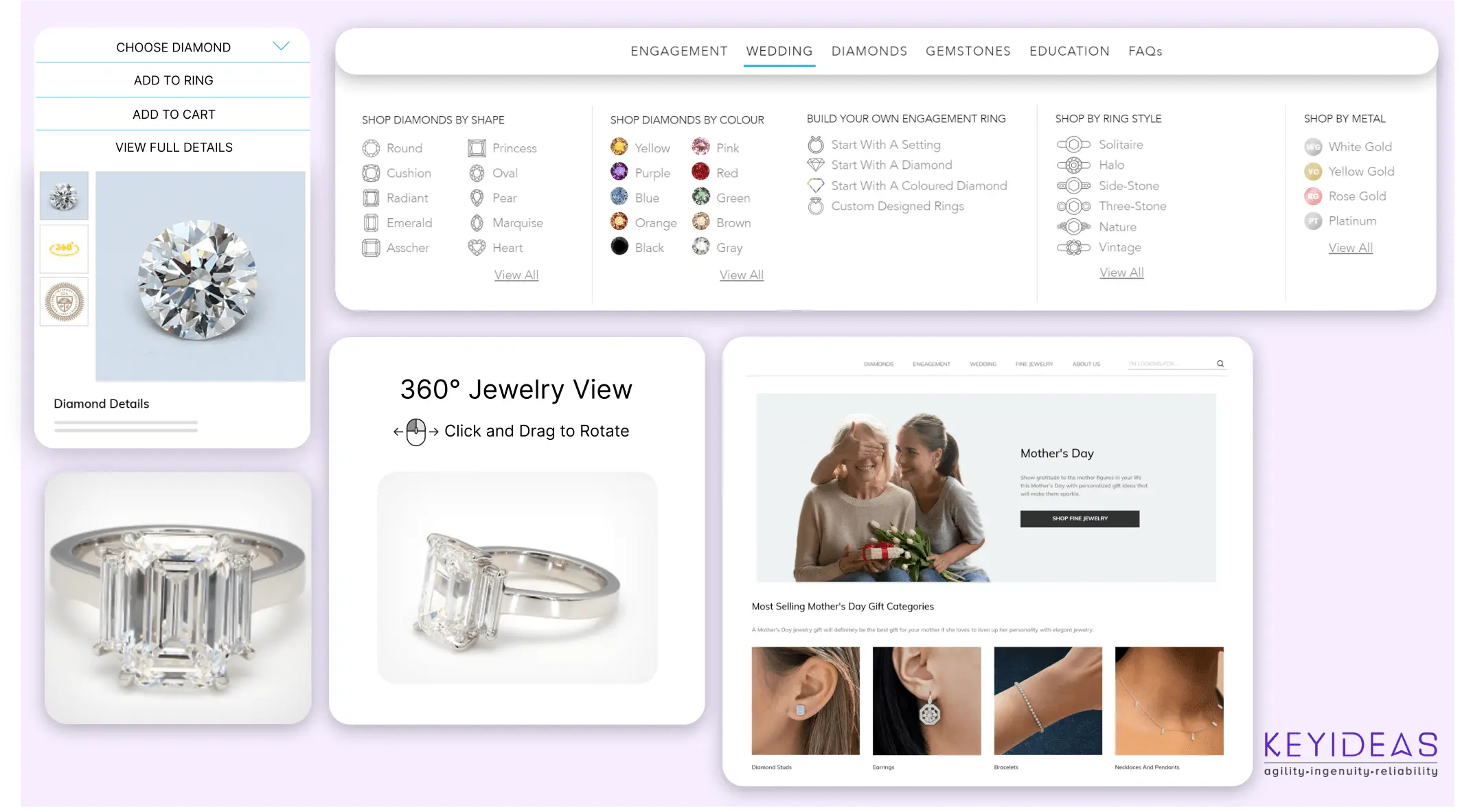 hire jewelry website desinger