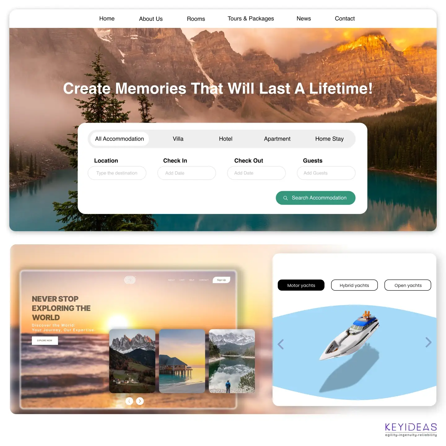 Responsive Design In Every Theme Tourism Services