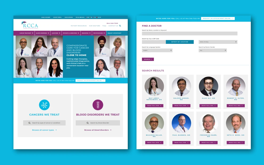 Digital Transformation for Cancer Care - New Jersey (HealthCare Website Design – Medical Web Services)