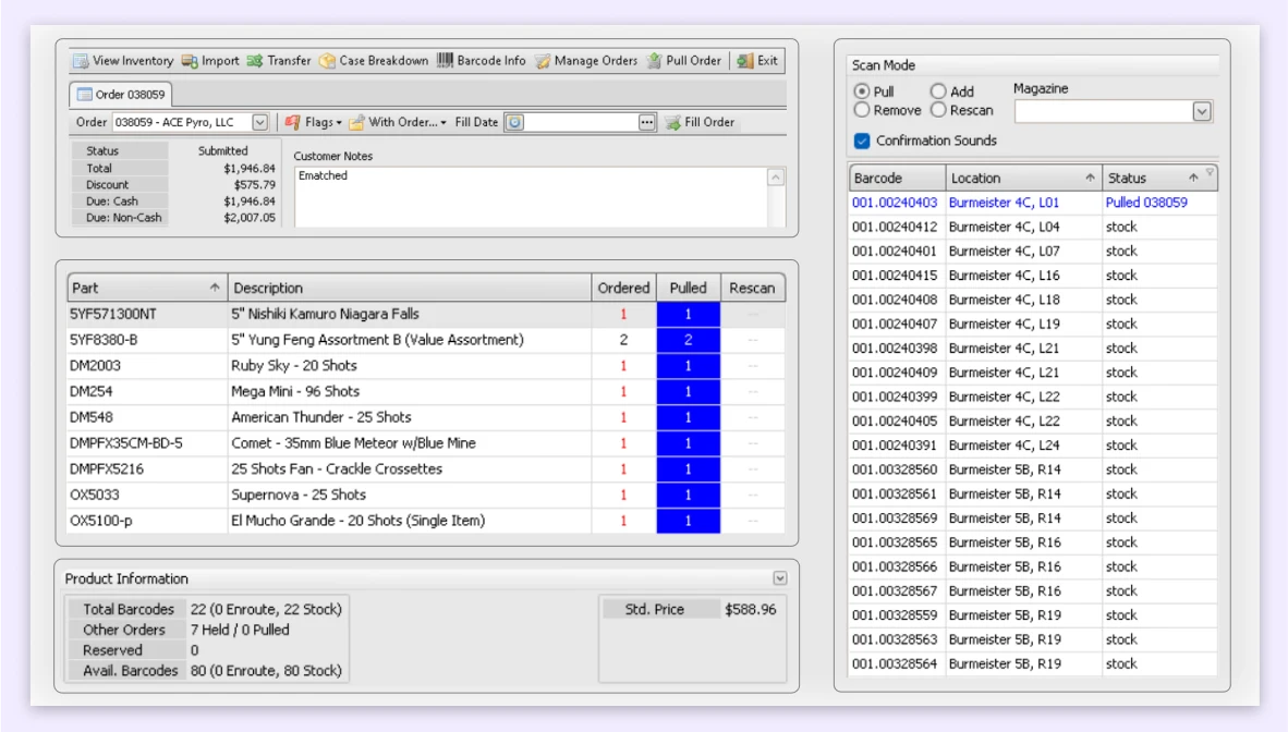 ap comprehensive Manage inventory