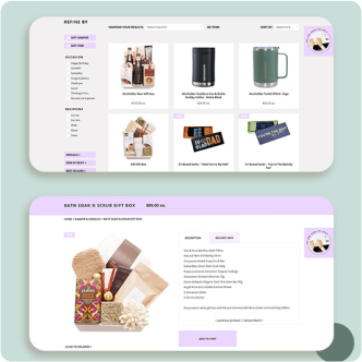 strategy image for gift site products mobile