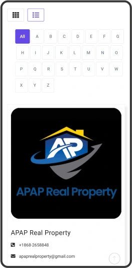 trinidad-realtor product view filter mobile