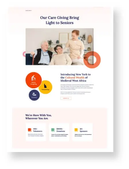 Senior Living Website Design